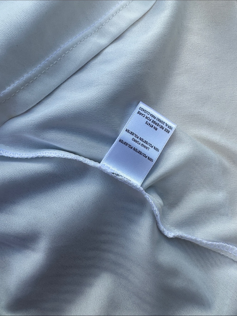 Gabby Skye Light Blue and White Striped Wrap Midi Dress - Picture 2 of 7